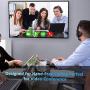 Bluetooth Headset with Noise Canceling, Knofarm Trucker Bluetooth Headset with Microphone for Skype, PC, Call Center, Cellphone, Online Teaching, Conference Calls, 17 hrs Working Time for Long Haul