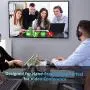 Bluetooth Headset with Noise Canceling, Knofarm Trucker Bluetooth Headset with Microphone for Skype, PC, Call Center, Cellphone, Online Teaching, Conference Calls, 17 hrs Working Time for Long Haul