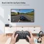 TOKSEL Bluetooth Adapter for Nintendo Switch/Switch Lite PS4 PC, Dual Stream USB C Audio Transmitter Adapter with Low Latency, in-Game Voice Chat Compatible with AirPods PS4 Bose Sony