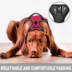 BARKBAY No Pull Dog Harness Front Clip Heavy Duty Reflective Easy Control Handle for Large Dog Walking