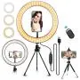 Naohiro Ring Light with Stand,10" LED Ring Light with Tripod and Cell Phone Holder & Remote Control,Selfie Ring Light for iPhone Android with 3 Modes & 10 Brightness Naohiro Ring Light with Stand,10" LED Ring Light with Tripod and Cell Phone Holder & Remote Control,Selfie Ring Light for iPhone Android with 3 Modes & 10 Brightness