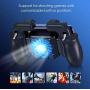 PUBG Mobile Game Controller, LEIZHAN Gamepad Grip Game Trigger Joystick with Cooling Fan for 4.7-6.5 Inch Android & iOS Phones (Upgraded Version)