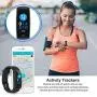 Kirlor Fitness Tracker, Colorful Screen Smart Bracelet with Heart Rate Blood Pressure Monitor,Smart Watch Pedometer Activity Tracker Bluetooth for Android & iOS Kirlor Fitness Tracker, Colorful Screen Smart Bracelet with Heart Rate Blood Pressure Monitor,Smart Watch Pedometer Activity Tracker Bluetooth for Android & iOS