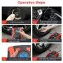 BOSONER Portable Air Compressor Pump, Tire Inflator, 12V DC Portable Air Compressor for Car Tires with LED Light for Car, Auto Shut-Off, Motorcycle, Bicycle, Balls and Other Inflatable Equipment