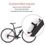 Portable Air Compressor Mini Inflator Electric Pump for Car Bike Tires Shock Rechargeable Li-Ion Battery 150PSI Power Bank Ergonomic and Sleek Design Digital LCD, LED Emergency Light A2 (white)