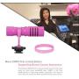 Movo VXR10 Universal Video Microphone with Shock Mount, Deadcat Windscreen, Case for iPhone, Android Smartphones, Canon EOS, Nikon DSLR Cameras and Camcorders (Pink Breast Cancer Awareness Edition)