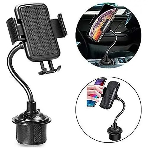 Emoly Car Cup Holder Phone Mount with Longer Neck and 360 Rotatable Cradle for Cell Phone iPhone11/Pro/Xs/Max/X/XR/8/8 Plus,Samsung Note10/S10/S9/S8 Emoly Car Cup Holder Phone Mount with Longer Neck and 360 Rotatable Cradle for Cell Phone iPhone11/Pro/Xs/Max/X/XR/8/8 Plus,Samsung Note10/S10/S9/S8
