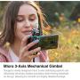 Snoppa Vmate Gimbal Camera 3 Axis Handheld Gimbal Stabilizer with 4K Smart Camera, 200Mbps High Bitrate, H265, 90°Rotating Lens, 220min Runtime, WiFi Connect, Built-in Mic & Bluetooth Mic Support