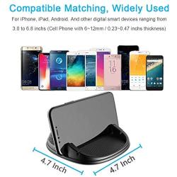 WIFORT Car Phone Holder Dashboard Non-Slip,Universal Car Mount for Mobile Phone,Car Cell Phone Holder Hand Free for iPhone 11 pro max Xs Max XR X 8 7 SE 2020 Samsung Galaxy Note 10 Plus S9 S8,and More