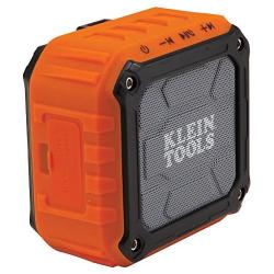 Klein Tools AEPJS1 Wireless Speaker, Portable Jobsite Speaker Plays Audio and Answers Calls Hands Free, Durable Enough for Worksite Use