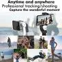 1-Axis Handheld Gimbal Stabilizer for Smartphone,Auto Balance, Reduce Shaking,Pan-tilt Tripod with Built-in Bluetooth Remote for iPhone 11/11 Pro/X/Xr/6s,Samsung S10+/S10/S9/S8,Huawei P30 Pro(Black)