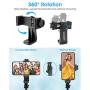 Phone Tripod Mount, ELEGIANT Smartphone Holder Phone Clip Adapter Rotatable Bracket with 1/4 Inch Screw Compatible with iPhone 11 11Pro XS Max XS XR X 8P 7P, Galaxy S20 S10 S9 S8 and Other Phones