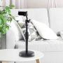 Cell Phone Holder for Desk 360° Rotation Strengthening The Base Excellent Stability Smartphone Stand Compatible with All Mobile Phones Height Adjustment Angle Bedroom Office Travel Mobile Holder