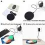 Fast Wireless Charger,2Pcs 10W/7.5W/5W S6/S7/S8/S9/S10/S20 Note 10 Wireless Charger Pad Compatible with iphone8/8plus iPhone X Samsung Galaxy S20/S10/S9/S8/S7/S6/Edge/Plus/S6 Active