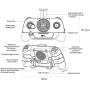 G2 Bluetooth Gamepad PUBG Game Controller Cooling Fan Game Joystick for iOS iPhone Android 4-7 inch Mobile Phone L1R1 Trigger