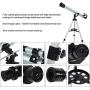East buy Telescopes， Astronomy Beginners Refractor Telescope with Tripod for Kids and Adults.