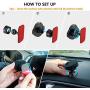 Car Grips Mount for Phone Stand, 360° Rotation Car Phone Holder for Collapsible Grip/Socket Mount Users on Car Dashboard, Home, Office, Kitchen, Desk, Walll -[2 Pack]