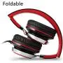 Headphones, FOSTO FT58 Stereo Foldable Headset Strong Low Bass Headphones with Microphone for iPhone, All Android Smartphones, PC, Laptop, Mp3/mp4, Tablet Earphones(Red Headphones, FOSTO FT58 Stereo Foldable Headset Strong Low Bass Headphones with Microphone for iPhone, All Android Smartphones, PC, Laptop, Mp3/mp4, Tablet Earphones(Red