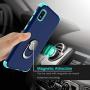 lovpec Galaxy A10e Case with Soft TPU Screen Protector, Ring Magnetic Holder Kickstand Shockproof Protective Phone Cover Case for Samsung Galaxy A10e 5.8 inches (Navy)