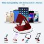 COOLOO Cell Phone Stand,【2 Pack】 Mobile Phone Anti-Skid Holder, Cradle, Dock Compatible Android Smartphone, Phone 11 Pro Xs Max Xr X 8 7 6 6s Plus 5s, Accessories Desk - Red