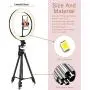 13" Selfie Ring Light with Tripod Stand and Cell Phone Holder for Makeup/YouTube/Tiktok, 10 Levels Brightness & 3 Modes 164 LED Bulbs Chip Ring Light with Remote Control, Compatible for iPhone/Android 13" Selfie Ring Light with Tripod Stand and Cell Phone Holder for Makeup/YouTube/Tiktok, 10 Levels Brightness & 3 Modes 164 LED Bulbs Chip Ring Light with Remote Control, Compatible for iPhone/Android