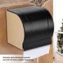 Waterproof Toilet Paper Holder Oil Rubbed Bronze Tissue Box Creative Wall Mount Bathroom Accessory