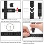 STIROLL Thin Replacement Band Compatible for Apple Watch 38mm 40mm 42mm 44mm, Stainless Steel Metal Wristband Women Men for iWatch 5/4/3/2/1 (Black, 38mm/40mm)