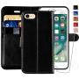 MONASAY iPhone 7 Wallet Case/iPhone 8 Wallet Case/iPhone SE 2020 Case,4.7-inch, [Glass Screen Protector Included] Flip Folio Leather Cell Phone Cover with Credit Card Holder for Apple iPhone 7/8/SE2