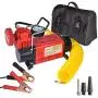 GSPSCN Portable 12V Air Compressor Pump, 150PSI Red Tire Inflator, Heavy Duty Auto Air Pump,for Car, Truck, RV, ATV, MPV,Lawn Mower and Other Inflatables