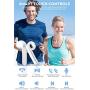True Wireless Earbuds, Bluetooth 5.0 Earbuds 40Hrs Cycle Playtime with Charging Case, Mini in Ear HiFi Stereo Waterproof IPX7 Sport Running Bluetooth Headphones Built-in Mic for Sport/Gym/Work