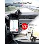 Mpow Car Phone Mount, Dashboard Windshield Car Phone Holder with Long Arm, Strong Sticky Gel Suction Cup, Anti-Shake Stabilizer Compatible iPhone 11 pro/11 pro max/XS/XR/X/8/7,Galaxy, Moto and More