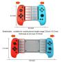 Aoile Wireless Bluetooth Mobile Game Pad Controller Gamepad, Retractable Telescopic Gamepad Joystick for for Samsung Xiaomi Huawei Android Phone PC Red Blue