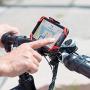 Universal Full 360 Rotation Bike Mount Anti-Slip Easy Strong Solid Grip Bike Mobile Phone Holder for Bike/Bicycle/Motorcycle (RED)