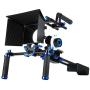 Morros Pro DSLR Rig Movie Kit Shoulder Mount Rig + Follow Focus + Matte Box + Adjust Platform+ C Shape Support Cage +Top Handle for All DSLR Cameras and Video Camcorders