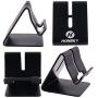 Honsky Solid Portable Universal Aluminum Desktop Desk Stand Hands Free Mobile Smart Cell Phone Holder Tablet Display Stand, Cellphone Stand, Smartphone Mount, Black