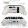 Whiteoak Xbox One S Chatpad Mini Gaming Keyboard Wireless Chat Message KeyPad with Audio/Headset Jack for Xbox One Elite & Slim Game Controller Gamepad - 2.4GHz Receiver Included -White