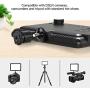 RALENO Led Video Light, Built-in Rechargeable Battery on Camera Light, 3200K-5600K Bi-Color Dimmable, CRI95+, with Hot Shoe Ball Mount, USB Cable Video Lighting for YouTube, Children,Wedding Shooting