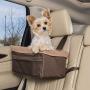 PetSafe Happy Ride Deluxe Booster Seat for Dogs - Elevated Pet Bed for Cars, Trucks and SUVs - Multiple Colors and Sizes, Includes Tether