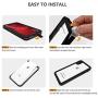 OUNNE iPhone XR Waterproof Case, Full Sealed Underwater Cover Dustproof Snowproof Shockproof Waterproof Phone Case for iPhone XR (Clear)