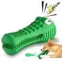 VRTOP Dog Chew Toys Dog Toys for Aggressive Chewers Large Medium Breed Squeaky Dog Toothbrush Indestructible Outside Interactive Pets Training Toys Tough Dental Chews Teething Cleaning