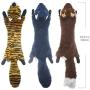 SHARLOVY Dog Squeaky Toys 5 Pack, Pet Toys Crinkle Dog Toy No Stuffing Animals Dog Plush Toy Dog Chew Toy for Large Dogs and Medium Dogs Squeeky Doggie Toys Puppy Toys Squeak