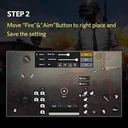 OUYAWEI PUBG Gaming Trigger Phone Game Mobile Controller Gamepad Tools for Android iOS