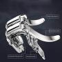Sylvialuca 1Pair W6 New Concept Six-Finger Linkage Pubg Phone Gaming Trigger L1 R1 Shooter Controller Mobile Game Fire Button Aim Key