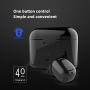 NENRENT S570+ Bluetooth Earbud, Smallest Mini Invisible V5.0 Wireless Bluetooth Earpiece Headset Headphone Earphone with 400mAh Charging Case Dock for iPhone iPad Samsung Galaxy Black (1 Piece)