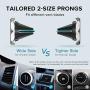 GETIHU Car Phone Mount Universal Air Vent Magnetic Cell Phone Holder for iPhone X 8 7 6s 6 5s 5 Plus Samsung HTC Motorola BlackBerry Smartphone GPS Stand(Silver)