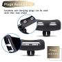 Cellphone & Tablet 2 in 1 Stand Holder Clip with Grip Flexible Long Arm Gooseneck Bracket Mount Clamp Compatible with Pad/iPhone X/8/7/6/6s Plus Samsung S8/S7 Amazon Kindle Fire HD and More- Black