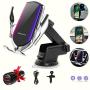 Wireless Car Charger Mount,Windshield Dash Air Vent Phone Holder Compatible iPhone 11/11 Pro/11 Pro Max/Xs MAX/XS/XR/X/8/8+,Samsung S10/S10+/S9/S9+/S8/S8+