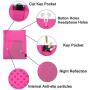 Universal Sports Armband for All Phones. Cell Phone Armband for Running, Fitness and Gym Workouts (iPhone X/8/7/6/Plus,Samsung Galaxy S9/S8/S7/S6/Edge/Plus & LG, Google & More) Pink Medium