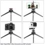 Neewer Mini Tabletop Tripod Stabilizer Grip, Lightweight Portable Aluminum Alloy Stand with Swivel Ball Head for DSLR Cameras, Smartphones, Video Camcorders up to 6.6 pounds/3 kilograms (Black)