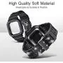 amBand Compatible for Fitbit Versa 2 Bands with Bumper Case, Protective Band for Fitbit Versa & Versa 2 & Versa Lite, Rugged Protector Replacement Strap Sport Military Watch Wristbands Black amBand Compatible for Fitbit Versa 2 Bands with Bumper Case, Protective Band for Fitbit Versa & Versa 2 & Versa Lite, Rugged Protector Replacement Strap Sport Military Watch Wristbands Black